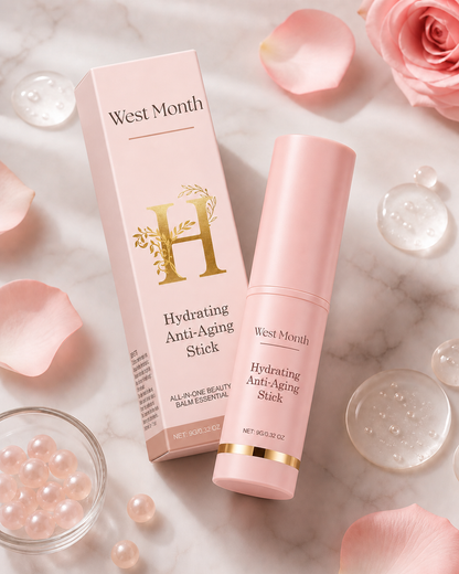 Old (dont use)West&Month Hydrating Facial Stick — Fade Fine Lines, Lift & Firm for Radiant Younger Skin