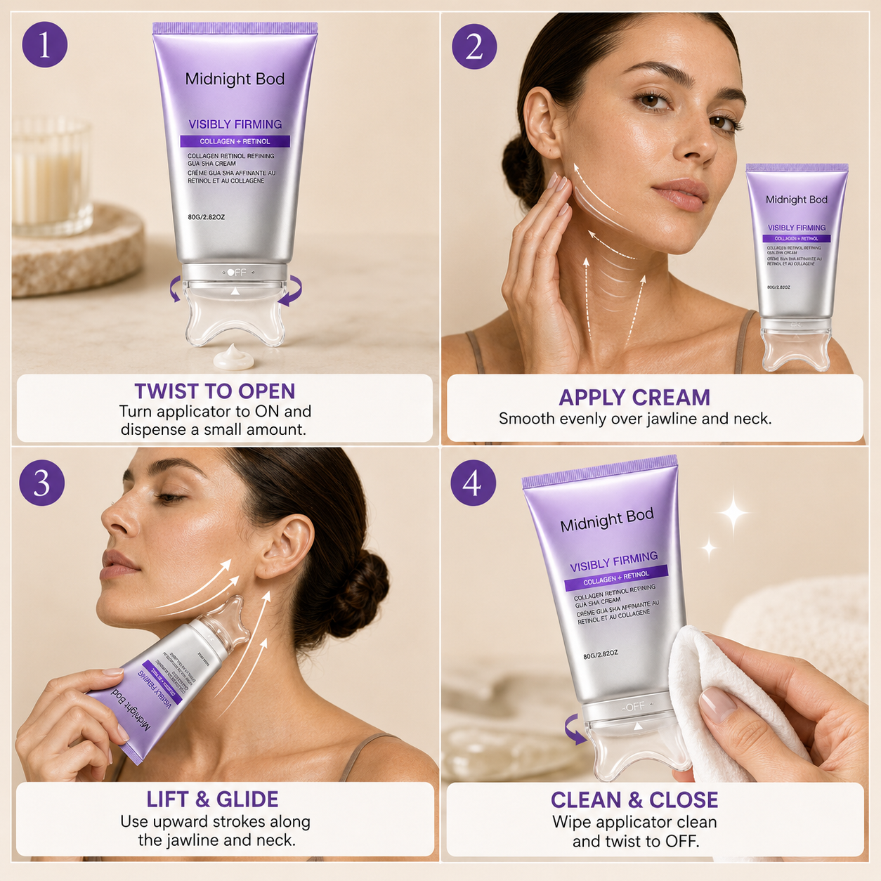 MAISON LIFT — Sculpt Stick (collagen + retinol gua sha cream)
